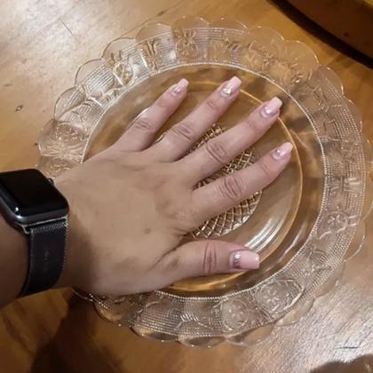 Imagem de Kit Conjunto 4 Pratos Fundo Vidro Transparente Redondo Decorativo Egípcio Cozinha Restaurante Almoço Jantar Festa Evento Mesa Posta Decoração