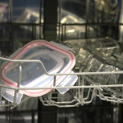 Imagem de Kit Conjunto 7 Potes Vidro Hermético Tampa Plástico Marmita Mantimentos 370ml