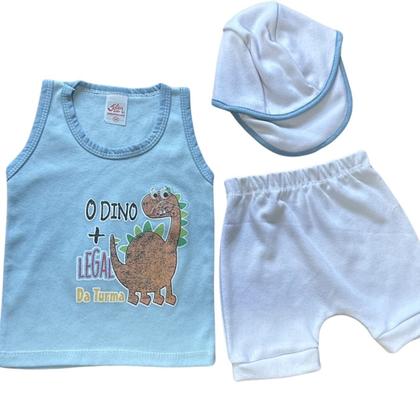 Imagem de Kit Conjunto body bebe mais boné ou chapéu - Imperdível