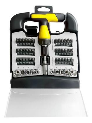 Imagem de Kit Conjunto Chave De Fenda E Soquete Bits 48 Peças