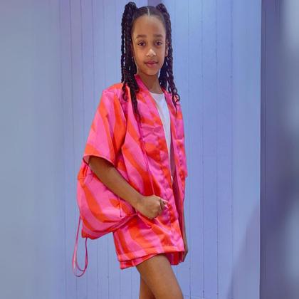 Imagem de Kit Conjunto com Três Peças Estampa Retrô