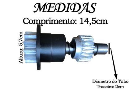 Imagem de Kit Conjunto Completo Eixo Principal Reposição Motor Dz3 Dz4 Sk Slim DZ36 Rossi