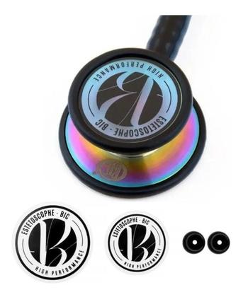 Imagem de Kit Conjunto Esfigmomanometro + Estetoscópio Duplo Inox Eternit Bic - Cores