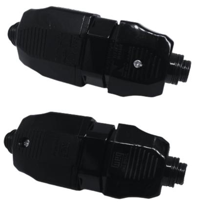 Imagem de Kit Conjunto Fêmea + Macho 2P+T 20A 250Vca Preto