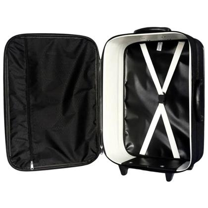 Imagem de Kit conjunto jogo 2 malas viagem village média e grande - preta