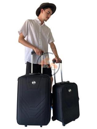 Imagem de Kit conjunto jogo 2 malas viagem village - média e pequena