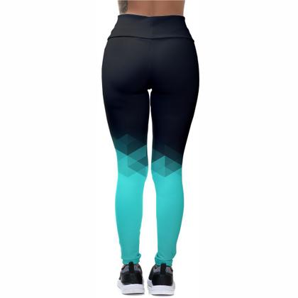 Imagem de Kit Conjunto Legging Feminina Cós Alto Fitness Blusa Regata Dry Academia Treino Esporte