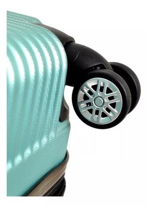 Imagem de Kit Conjunto Mala Viagem Santino 7003 Expansor 360 Tsa G M P