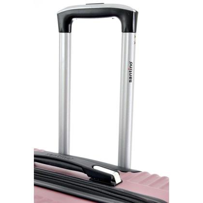 Imagem de Kit Conjunto Mala Viagem Santino 7003 Expansor 360 Tsa G M P