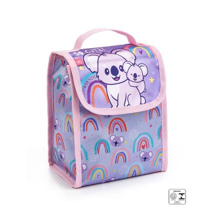 Imagem de Kit Conjunto Mochila Infantil Menina Zoop Animais Lançamento