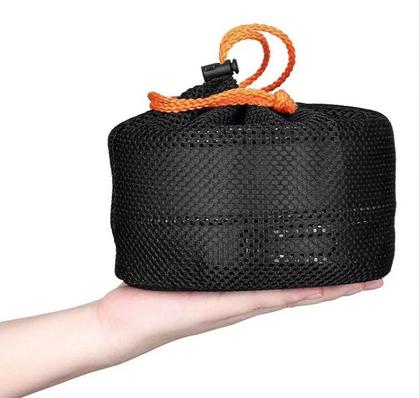 Imagem de Kit Conjunto Panelas Compactas Camping Ds-308 Com Chaleira