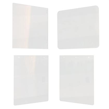 Imagem de Kit Conjunto Tampas Frontal Lateral e Topo Compatível com Impressora 3D Flashforge Adventure 5M Enclosure