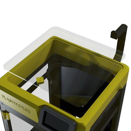 Imagem de Kit Conjunto Tampas Frontal Lateral e Topo Compatível com Impressora 3D Flashforge Adventure 5M Enclosure