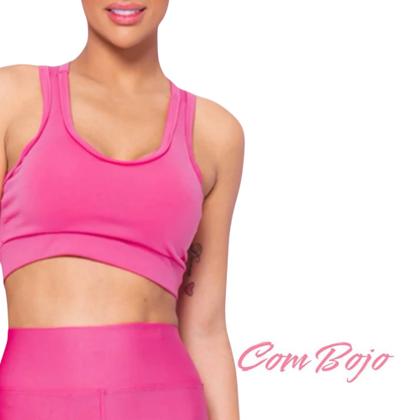 Imagem de KIT conjunto TOP Alça MÉDIA bojo + SHORT Leg LEGGING BÁSICO Feminino Academia Corrida 1076