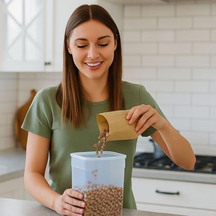 Imagem de Kit Container Pote Hermetico Retangular Alto 900ml 2,8/4,5L