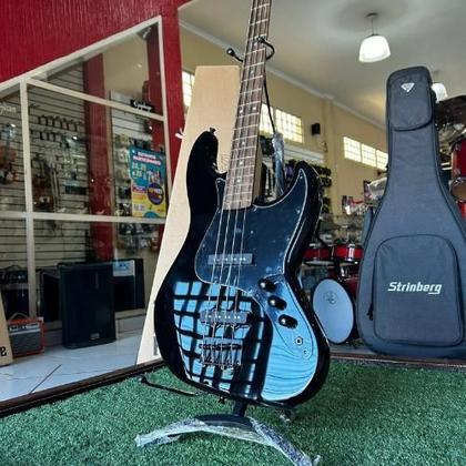 Imagem de Kit Contra Baixo Passivo 4 Cordas Rockwave Rjb4 Bk