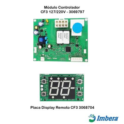 Imagem de Kit Controlador de Temperatura Cf3 Bivolt Cervejeira Imbera