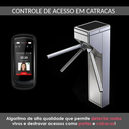 Imagem de Kit Controle De Acesso Facial Id Face 10000 Faces + Fonte De Alimentação 3a + Suporte De Fixação