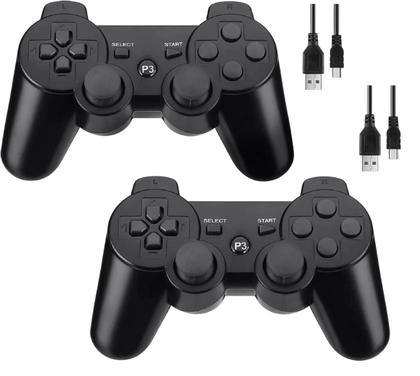 Imagem de KIT Controle Sem Fio Compativel Ps 3 Pc Gamer Joystick Manete