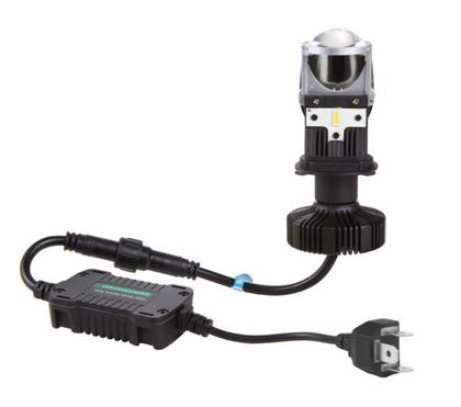 Imagem de Kit Conversão Led Elíptico Lâmpada H4 6500K 12V 5200 Lúmens Projetor Canhão Elíptico Shocklight