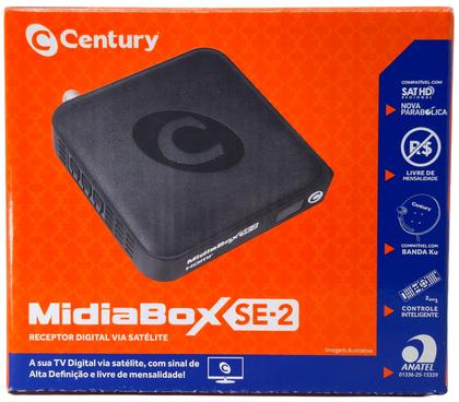 Imagem de Kit Conversor Receptor Midiabox SE2 C/ Lnbf Duplo Century