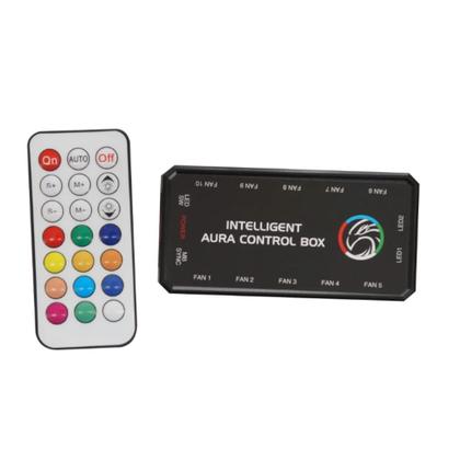 Imagem de Kit cooler com 3 para gabinete 12x12 cm com controle brazilpc bpc-kdl-argb