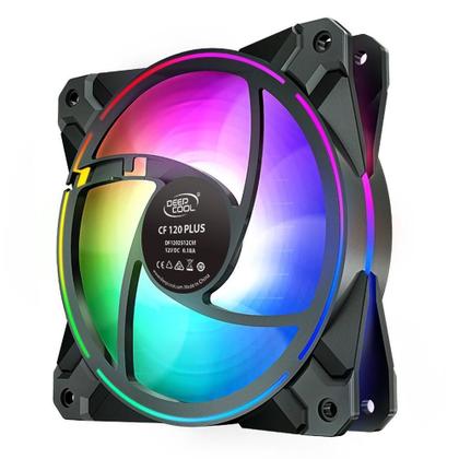 Imagem de Kit Cooler Deepcool Fan Cf-120 Rgb 120Mm Com 3 Unidades