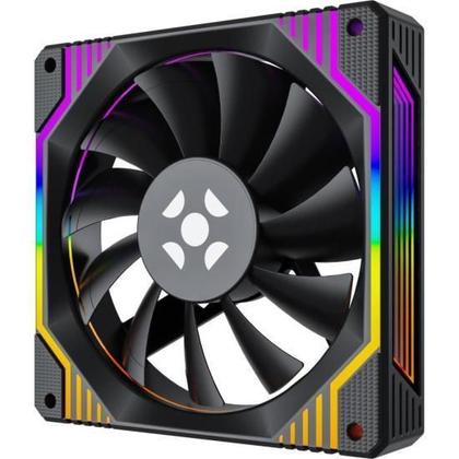 Imagem de Kit Cooler Fan Argb Fortrek Frosty Preto