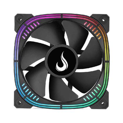 Imagem de Kit Cooler Gabinete Rise Mode Aura Pro Com 3x Fans 120mm ARGB 1650RPM RMAUB02ARGB