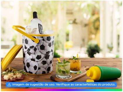 Imagem de Kit Cooler Térmico 8 Latas Anabell Picnic Futebol