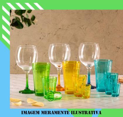 Imagem de Kit Copo Americano Copa do Mundo Kit com 6 Copos Coloridos