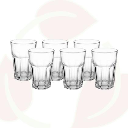 Imagem de Kit Copo de Vidro 350ml Vitaminas ou smoothies 6 Unidades