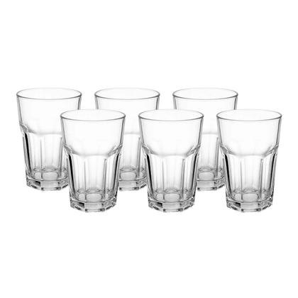 Imagem de Kit Copo de Vidro 350ml Vitaminas ou smoothies 6 Unidades