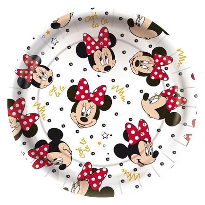 Imagem de Kit Copo e Prato Decoração Festa Minnie Mouse