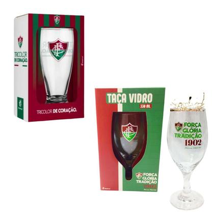 Imagem de Kit Copo Munich Tulipa Cerveja Chopp + Taça Windsor 330Ml