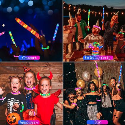 Imagem de Kit Copo Taça Caveira + 4 Mini Shot + 2 Mãos Esqueleto + 3 Bastões Led Festa Halloween Bar Decoração: 10 Produtos