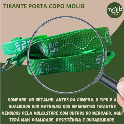 Imagem de KIT Copo Térmico GOCASE Vibe 470ml do FLUMINENSE com Tirante, Eco Saquinho e abridor Molib