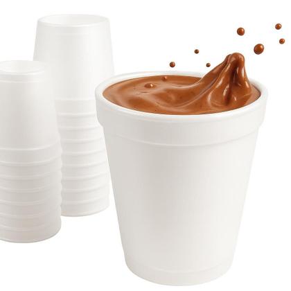 Imagem de Kit Copo Termico Isopor Café E Bebidas Quentes 300Ml 100 Un