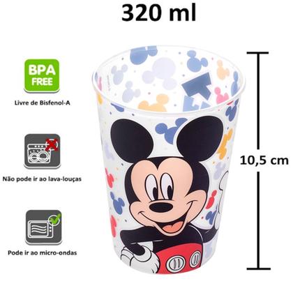 Imagem de Kit Copos da Minnie e Mickey Mouse Premium 320ml