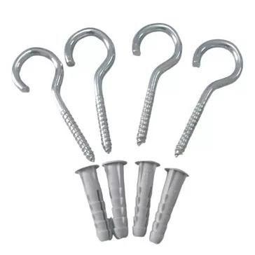 Imagem de Kit Corda Para Varal 15 Metros 3 Mm Forte Resistente Com Ganchos Kit Completo