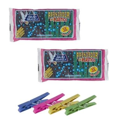 Imagem de Kit Corda Varal 10 Metros E 24 Prendedores Plástico Grande