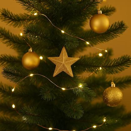 Imagem de Kit Cordão de Luz LED 2 Metros 20 LEDs Branco Quente Flexível Portátil com 2 Pilhas AA Incluso  Ideal para Decoração de Ambientes