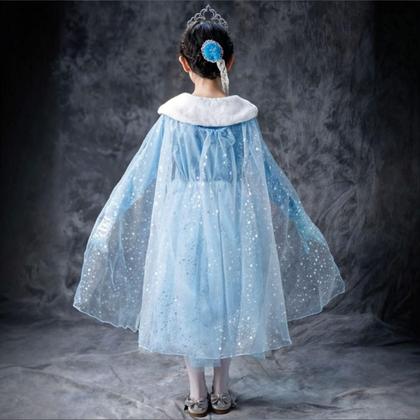 Imagem de Kit Coroa de Princesa Infantil Tiara Coroa Varinha Mágica e Trança pra Menina