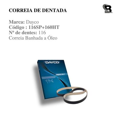 Imagem de Kit Correia Dentada + Correia Bomba Óleo Ford Ka+ 1.0 12v