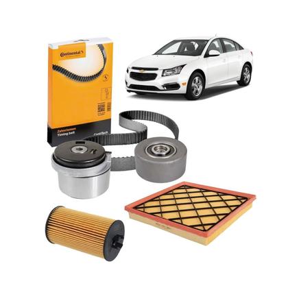 Kit Correia Dentada Cruze 1.8 16v 2011 2012 Filtro Ar Oleo - WEGA Imagem de Kit Correia Dentada Cruze 1.8 16v 2011 2012 Filtro Ar Oleo