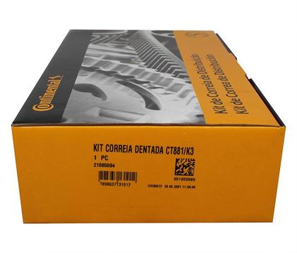 Imagem de Kit Correia Dentada E Tensor Ecosport/New Fiesta/Focus 1.6 16v Original CT881K3