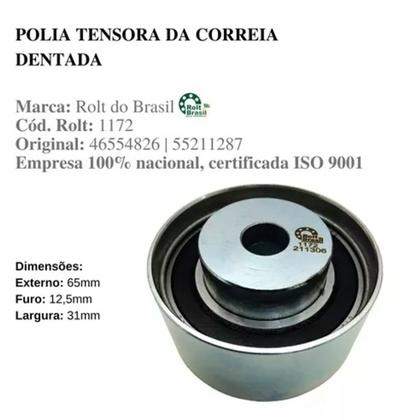 Imagem de Kit Correia Dentada e Tensor Fiat Linea 1.9 16v 2009 2010 2011