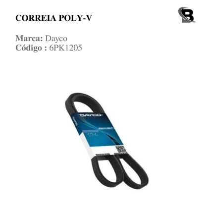 Imagem de Kit Correia Poly-v Alternador Tensor Tiida 1.8 16v 08 A 13