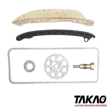Imagem de Kit Corrente Fiesta 1.0 8V 2003 A 2014 / Ecosport 1.0 8V 2003 A 2014 / Ka 1.6 8V 2000 A 2015 / Focus 1.6 8V 2000 A 2015