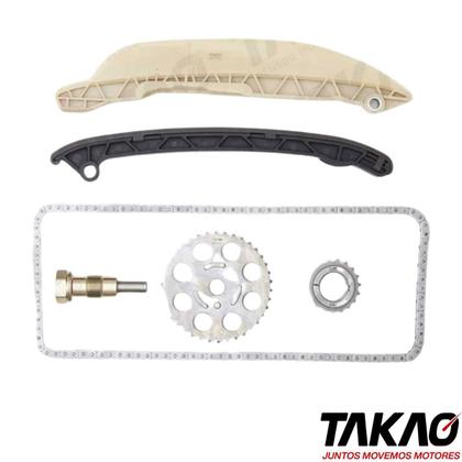 Imagem de Kit Corrente Fiesta 1.0 8V 2003 A 2014 / Ecosport 1.0 8V 2003 A 2014 / Ka 1.6 8V 2000 A 2015 / Focus 1.6 8V 2000 A 2015